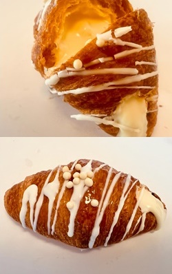 Croissant París Relleno de chocolate blanco
